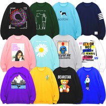 투체인지 겨울신상 데일리 베이직 오버핏 남녀공용 특양 맨투맨