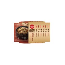 햇반 솥반 소고기우엉밥, 200g, 6개