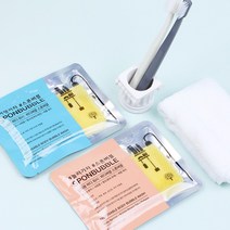 사비아 바디버블 스폰버블 일회용 샤워 스폰지 + 바디워시, 10매, 15ml, 아쿠아마린 5매/퓨어부케 5매