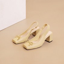 6.5cm 하이힐 봄 여름 가을 펌프 스퀘어 링 백 레트로 힐 샌들 메리 제인 펌프