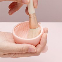 (주)트리 인천가정지사 메이크업 브러쉬 세척볼 2p세트 실리콘세척패드 (9434325), 기본