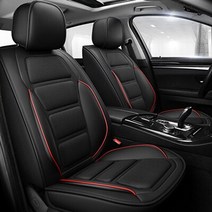 WLMWL 유니버설 가죽 카시트 커버 Borgward 모든 모델 BX7 BX5 자동차, 검은 색