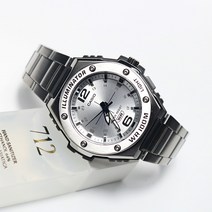 카시오 다이버 메탈시계 실버 손목시계