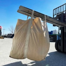 톤백 톤마대 개별단위 500kg 자루 밴드형 하부십자보강 현장용 항공마대