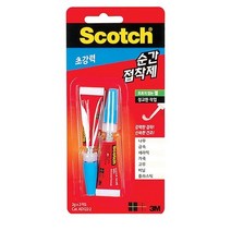 3M 스카치 순간접착제 젤 2g 2개입 AD122-2, 2개