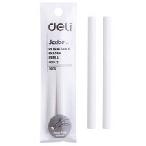 델리 샤프식 지우개 리필 EH01912 긴 롱 수정, 단품