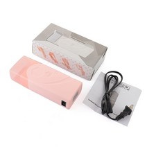 미니 바디 왁싱 워머 제모 홈 셀프 왁싱워머기 40W 롤 온 왁스 히터 기계 휴대용 카트리지 크림 난방 장치 기, Eu 플러그, 08 Pink Machine