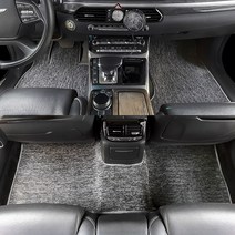 GMZMOTORS 더뉴 코일 자동차 바닥매트 1열 + 2열, 기아_EV6(21년8월~), 블랙, 기아