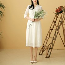 시크라인 매화 원피스