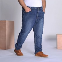 빅사이즈 청바지 뚱뚱한 남자 허벅돼 허벅지굵은 바지 52인치