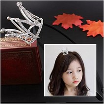 엣지 티아라 왕관 머리띠/왕관헤어악세사리/티아라 머리띠/여아왕관/생일왕관/셀프웨딩왕관