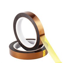 Retermit 2 Rolls 10mm X100ft Kapton Tape Sublimation Tape - for Heat Transfer Vinyl 3D Printers High, 1