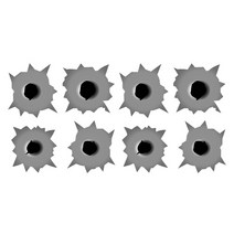 스타라인 총알 3종 스티커, 총알스티커1 1개, 총알스티커1