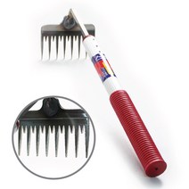 뿌리호미 대(잡초 뿌리 풀뽑기 잔뿌리 제거 제초 갈퀴 호미 괭이), 1개