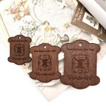 토이앤스티치-엔틱 나무 보빈-니들 실정리 프랑스자수, 대-7.5*9.5cm