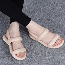 강북오빠 여성 2CM 이선 젤리 아쿠아 슈즈 샌들 사무실 슬리퍼