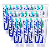 투스노트 미백 치약 2종 세트, 200g, 20개