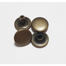 20SET 양면징 가시메 리벳 알 5mm~ 13mm, 청동(앤틱골드) 20SET