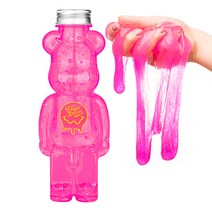 핑거스푼 스퀴시슬라임 물젤리 액괴 액체괴물 바스슬라임 촉감 장난감 목욕놀이 대용량, 체리