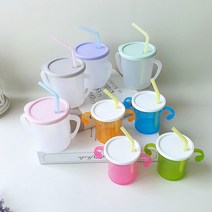 아가프라 NEW매직빨대컵1+1+빨대컵2p 안새는빨대컵 세척간편, 아가프라빨대컵2p(랜덤), 뉴 매직빨대컵(민트), 뉴 매직빨대컵(핑크)