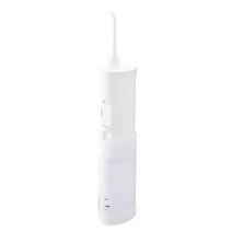 Panasonic 휴대용 워터 플로서 치간 세정기 2단 속도 배터리 구동 접이식 디자인 (EW-DJ10-W), 01Portable Water Flosser White