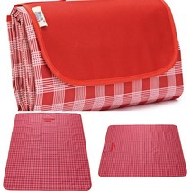 체크 돗자리 145x200cm 레드 캠핑매트리스 야외돗자리 미니돗자리 대나무자리 군용나침반 1인용돗자리 돗자리제작