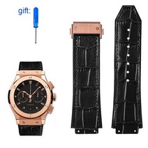 위블로시계줄 휴블럿시계줄 호환 Hublot 빅뱅 시리즈용 정품 가죽 시계 밴드 26x19mm 스트랩 손목 액세서