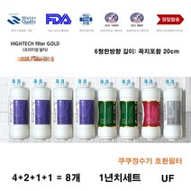 하이테크필터골드 쿠쿠 전자 CP-A501HW 호환 정수기 필터 교체 세트 1년