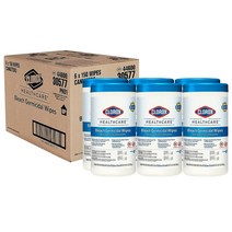 클로락스 블리치 Germicidal 물티슈 150개입 6팩 Clorox Healthcare Bleach Germicidal Wipes 150 Count
