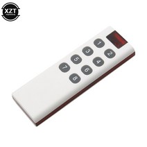 리모컨 찾기 범용 RF433MHz 무선 학습 코드 디지털 제어 송신기 스위치 1/2/3/4/6/8/10 버튼 2262/EV1527, 8