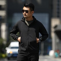 후드 티셔츠 상어가죽 부드러운케이스 바람막이 코트 카모 폴리스 방수 무드 등산 보온 겨울 4983262823
