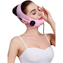 안면 V라인 브이라인 만들기 거상 마스크 탄력 미용, 화이트