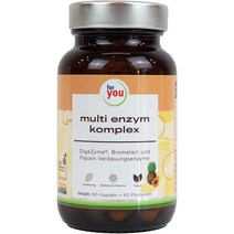 독일직구 당신 다중 효소 복합체 효소 DigeZyme 발효에 의해 만들어진 네이쳐 다중 효소 복합체 + 파인애플 & 파파야 브로멜레인 & 파파인의 효소, 수량, 상세참조