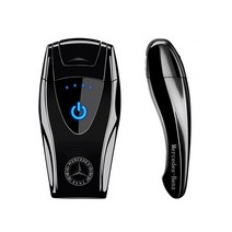 엘디에스 벤츠 BMW 아우디 특이한 USB 충전 남사친생일선물 전기 플라즈마 터치 터보 라이터, 아우디세트, 골드아이스
