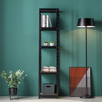 1200M 무볼트 앵글선반 조립 철제선반 1200x600x2400 5단, (색상)블랙5단