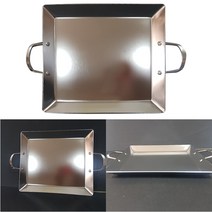 풍년주방 스텐 삼중 사각 볶음팬(사이즈 선택가능), 1개, 소소