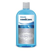 Philips 소닉케어 브레스Rx 항균 구강 세정제 블루 클린 민트 16 Fl Oz