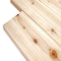 아이베란다 편백나무 원목 목재재단 선반 방부목 목재 나무, 통원목 18x90x400mm