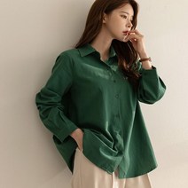 엘리시아 코튼 워싱 남방 빅사이즈 여성의류