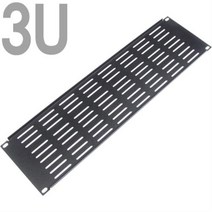 넷메이트 CYPV-3U(Black) 허브랙 통풍식 블랭크 판넬(3U 블랙), 상세페이지 참조