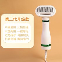 강아지 고양이 소형견 펫 브러쉬 드라이기 핸디형 2 털말리기 털관리 가정용, 원클릭 헤어 체인저 헤어 빗