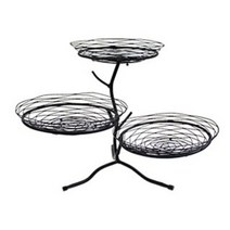 3단원형 웨이브 입체진열대 A