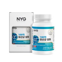 캐나다 프로바이오틱스 17종 유산균 캡슐 신바이오틱스 멀티 프로 프리바이오틱스 락토바실러스 가세리 신바이오틱스 장건강 장내유익균 증가, 1개, 100억 유산균 알파 60캡슐