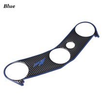 오토바이 부품 Yamaha YZF-R1 YZF R1 2004- 2008 오토바이 탱크 보호 플레이트 포크 배지 스티어링 브래킷, 04 파란