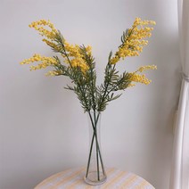 영이오브제 87cm 롱 미모사 조화 가지