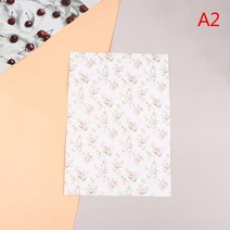 셀프 도배 수동 원룸 셀프 기계 풀칠기 풀 바르는 미장 미니 가구 DIY 미니어처 벽지 스티커 컬러풀한 장, 02 A2