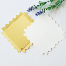 아이팩 미니케익받침, 골드-100개