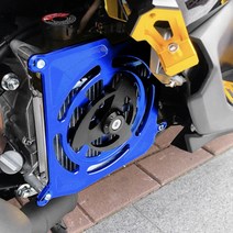 ﻿21-23 NMAX125 라지에이터 팬 회전 커버 가드 엔맥스 튜닝, Blue - 블루, 1개