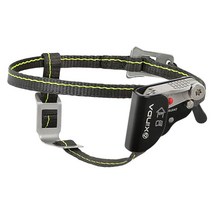 리깅 야외 스포츠 캠핑을위한 7-13mm 수직 로프 안전 장비 용 암벽 등반 발 등반기 야외 라이저, 알루미늄 합금, 검은 색