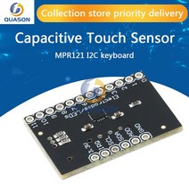 MPR121 브레이크 아웃 V12 정전 용량 터치 센서 컨트롤러 모듈 I2C 키보드 개발 보드 10 개